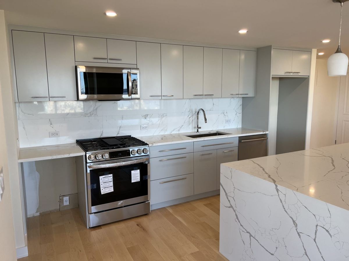 Kitchen remodeling project in New York City by general contractor Art-Tech Construction Corp