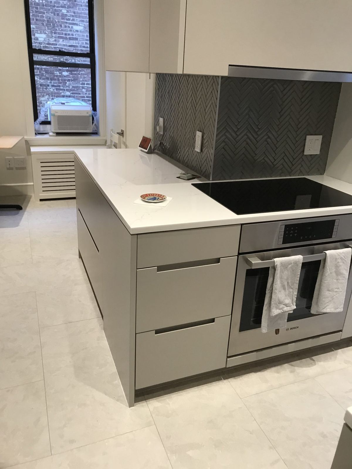 Kitchen remodeling project in New York City by general contractor Art-Tech Construction Corp