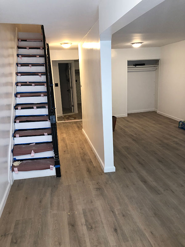 Staircase renovation by Art-Tech Construction Corp